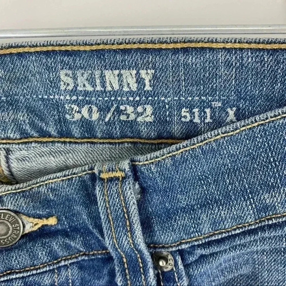 Levi’s 511 slim fit skinny jeans 30x32 - Picture 5 of 9